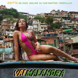 Anitta divulga nas redes sociais capa de novo single ‘Vai Malandra’