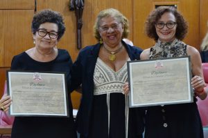 Marcélia Cartaxo e Soia Lira são agraciadas com o título de cidadania pessoense