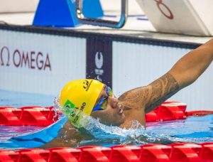 Paralimpíadas: Ronystony Cordeiro termina na 5ª posição nos 50m livre S4 e acaba fora da final
