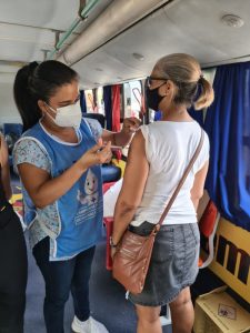 Ônibus da vacina: saiba como funciona o novo ponto de aplicação de 2ª dose em João Pessoa