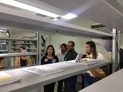 Em visita ao Nutes, da UEPB, Simone Tebet diz que sonha com prontuário único no SUS