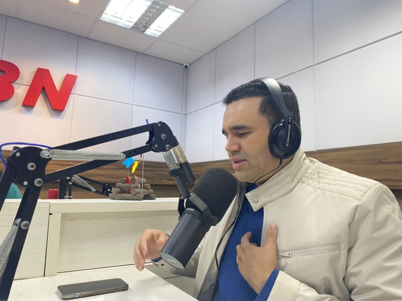 Na CBN, Jhony defende candidatura única das oposições em Campina