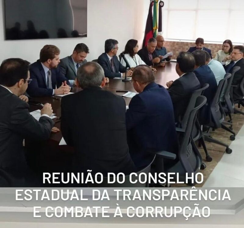 Conselho Estadual da Transparência e Combate à Corrupção se reúne e faz ‘prova de vida’